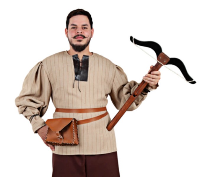 Camisa Medieval Rayas 2 Camisa Medieval Rayas - Imagen 2