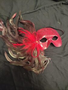 antifas rojo plumas