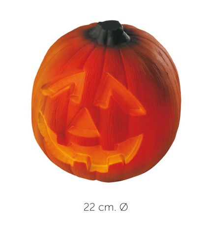 Calabaza Con Luz 1 Calabaza Con Luz - Complementos