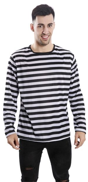 Camiseta Rayas Blancas-Negras - Complementos