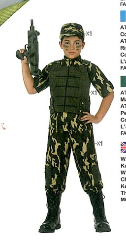 Soldado Camuflaje - Disfraces Niño