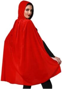capa roja capucha
