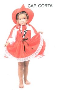 caperucita infantil lujo 2294