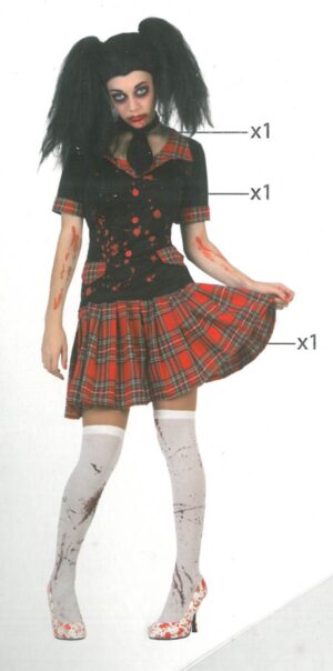 Colegiala Zombie - Disfraces de Mujer