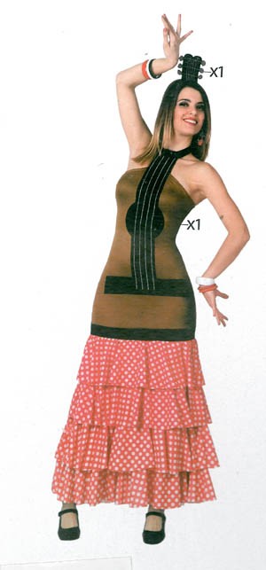 Guitarra Flamenca - Disfraces de Mujer