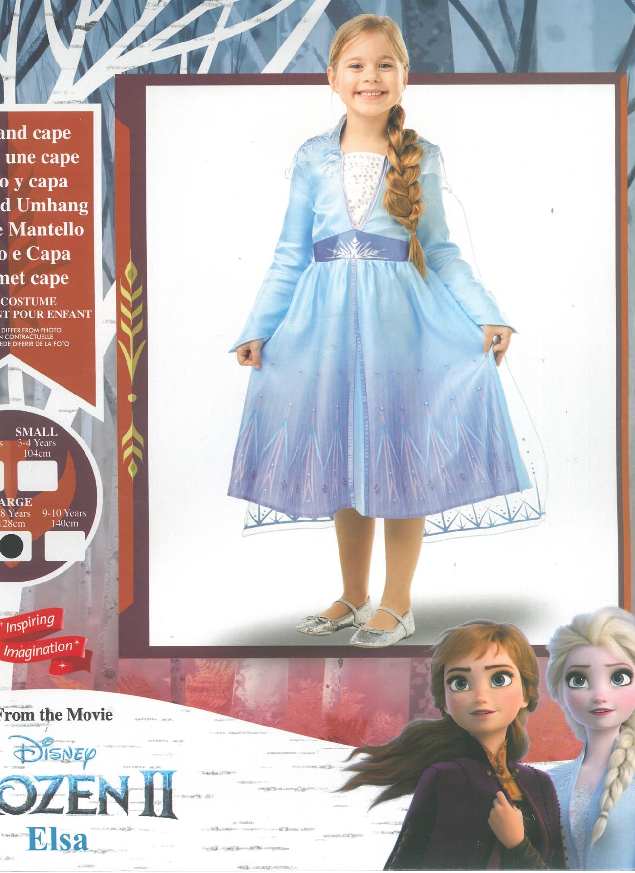Elsa Frozen Niña 1 Elsa Frozen Niña - Disfraces Niña