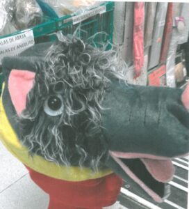 gorro lobo simpatico
