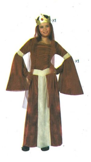 Reina Medieval - Disfraces Niña