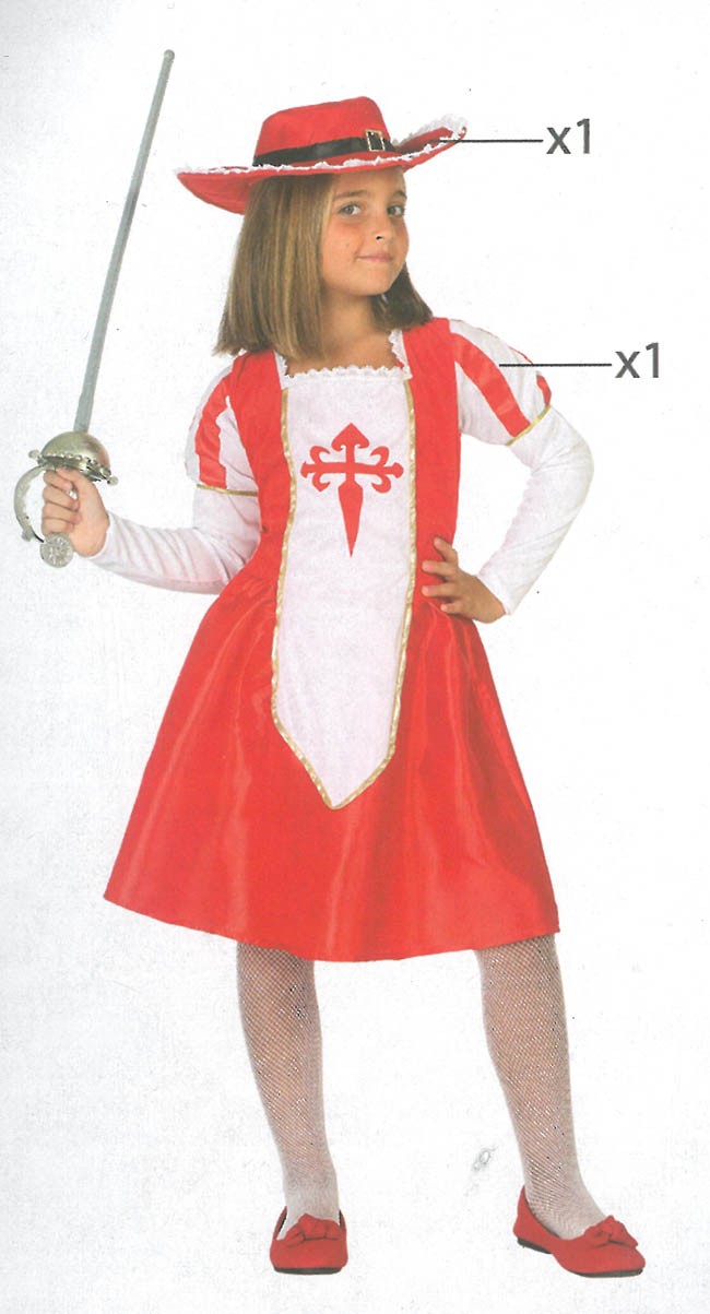 Mosquetera OFERTA 1 Mosquetera OFERTA - Disfraces Niña