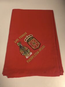 panuelo santo y escudo de navarra