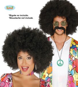 peluca afro extra