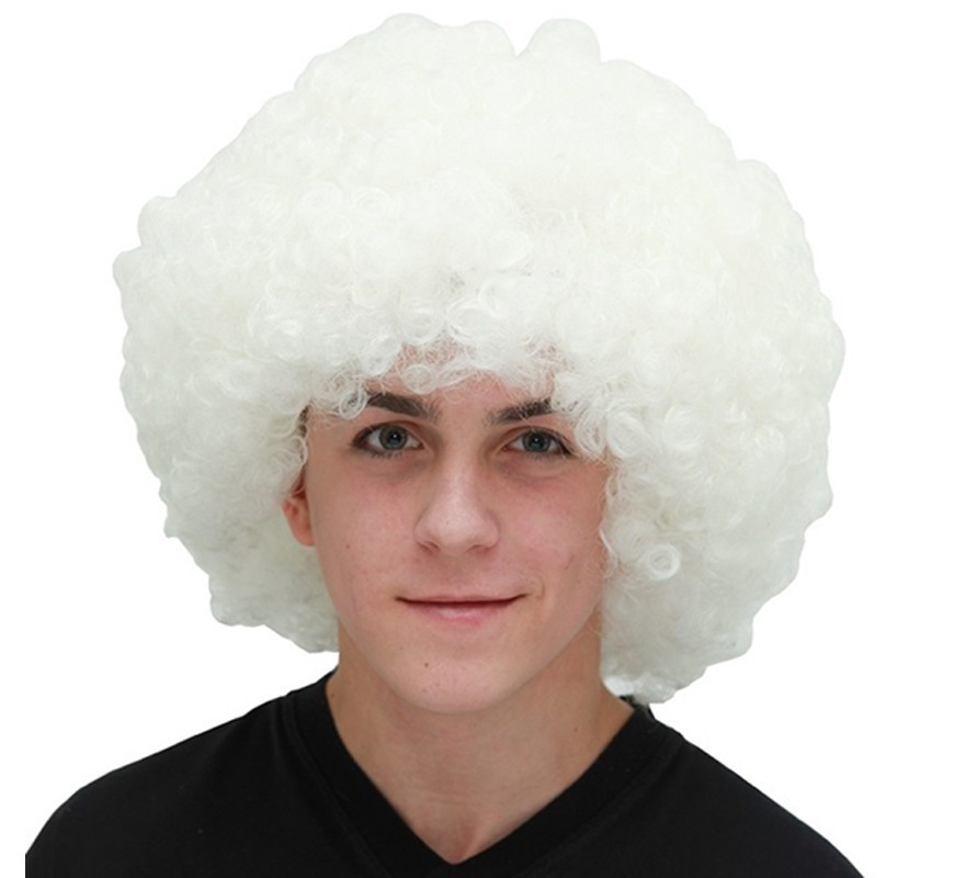 Peluca Afro Brilla en la oscuridad 1 Peluca Afro Brilla en la oscuridad - Complementos