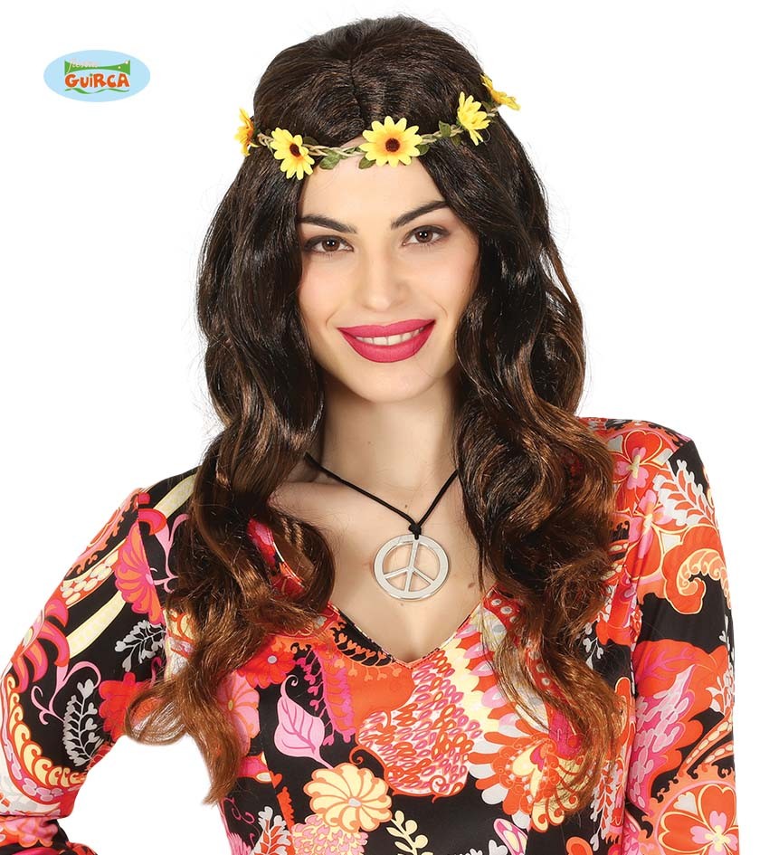 Peluca Hippie Mujer 1 Peluca Hippie Mujer - Complementos