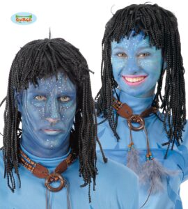 peluca indigena rastas