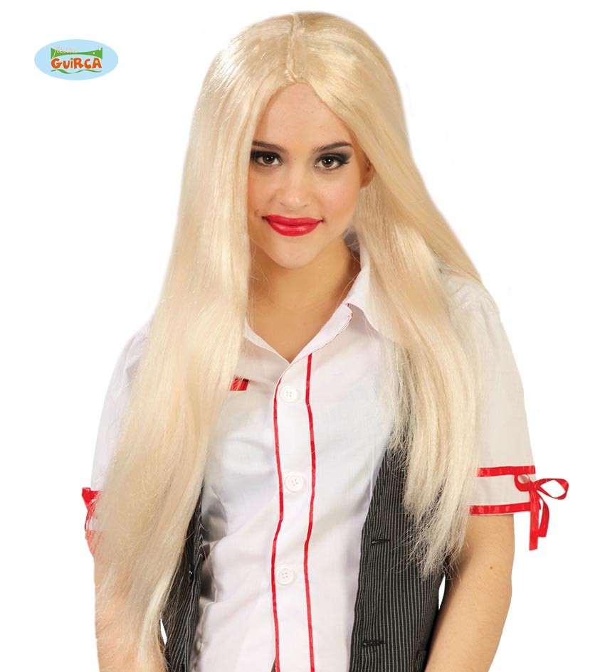 Peluca Larga Rubia 1 Peluca Larga Rubia - Complementos