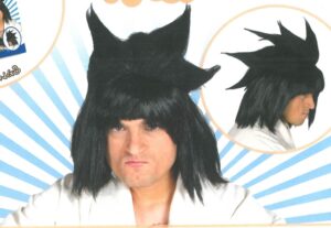 Peluca Manga Picos Negra - Pelucas-Barbas-Bigotes