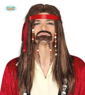 Peluca Pirata-Bucanero - Complementos