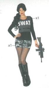 policia swat mujer at