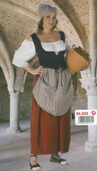 Posadera-Cantinera - Disfraces de Mujer