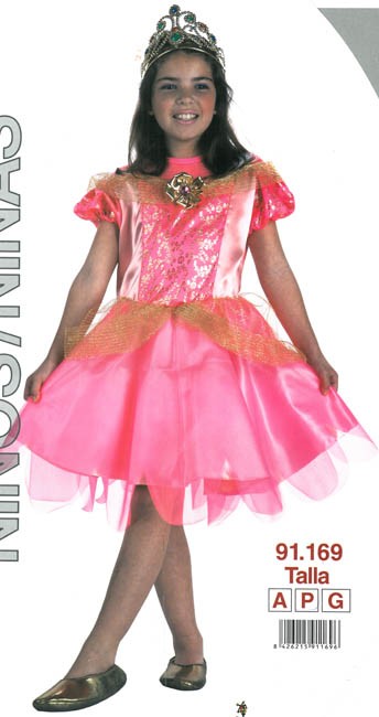 Princesa Rosa OFERTA 1 Princesa Rosa OFERTA - Disfraces Niña