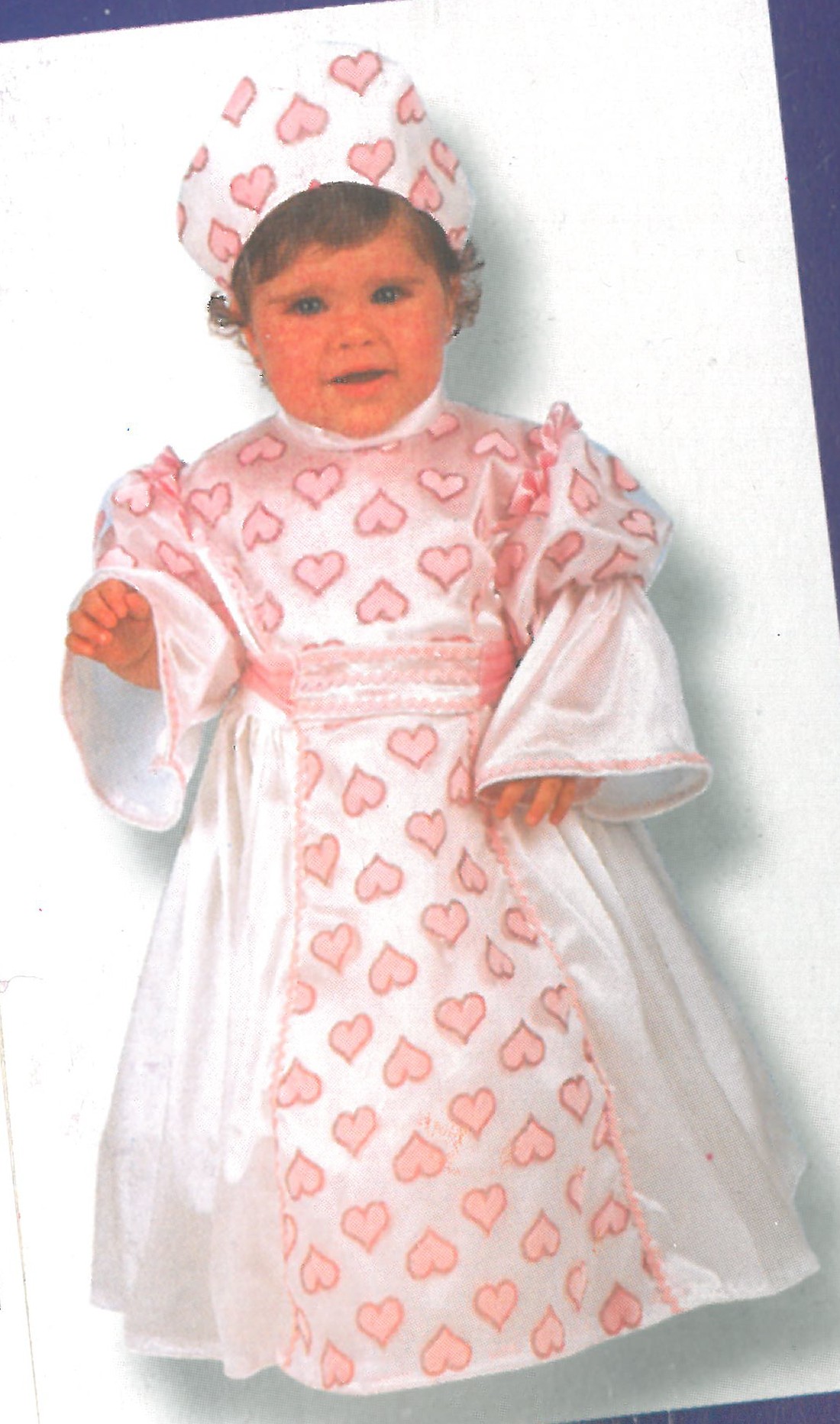 Princesita Bebe Corazones OFERTA 1 Princesita Bebe Corazones OFERTA - Disfraces de Bebe Hasta 3 años