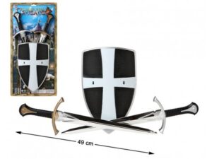 Set Escudo Espadas Medieval - Complementos