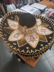 sombrero mariachi negro oro