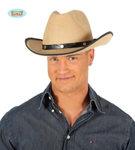 sombrero vaquero crema