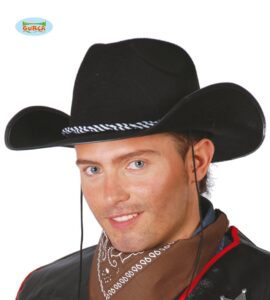 sombrero vaquero negro