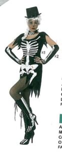vestido sexy calavera ella ella ref 2054